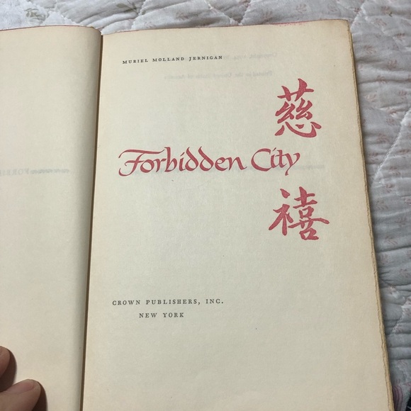 Forbidden City Book by Muriel Molland Jernigan - Picture 1 of 8